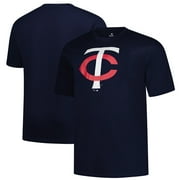 Mens Profile Navy Minnesota Twins Big & Tall Primary Logo T-Shirt