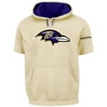 thumbnail image 1 of Men's Profile Oatmeal Baltimore Ravens Big & Tall Chest Print and Logo Short Sleeve Pullover Hoodie, 1 of 1
