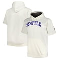 thumbnail image 1 of Men's Profile Oatmeal Seattle Mariners Big & Tall Contrast Short Sleeve Pullover Hoodie, 1 of 3