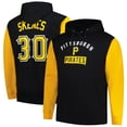 thumbnail image 1 of Men's Profile Paul Skenes Black Pittsburgh Pirates Big & Tall Fleece Pullover Hoodie, 1 of 3