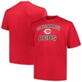 thumbnail image 1 of Men's Profile Red Cincinnati Reds Big & Tall Heart & Soul T-Shirt, 1 of 3
