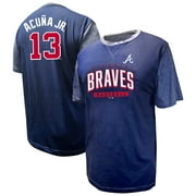 Atlanta Braves 刺繍Tシャツ ネイビー LLサイズストラップ付 nike-braves-ac-velocity-t-