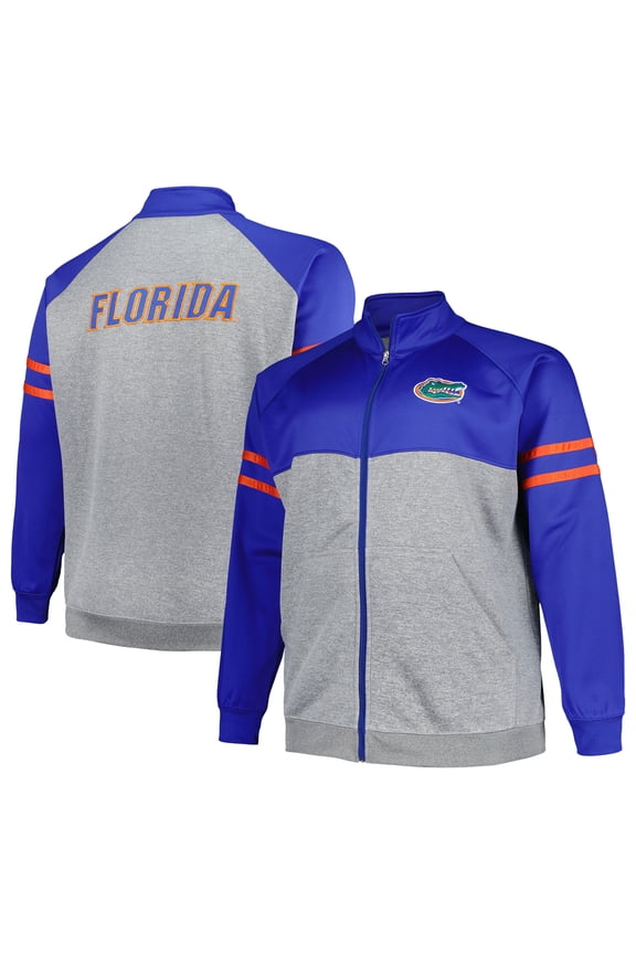 Men's Profile Royal Florida Gators Big & Tall Fleece Full-Zip Jacket