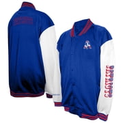 Mens Profile Royal New England Patriots Big & Tall Full-Snap Varsity Jacket