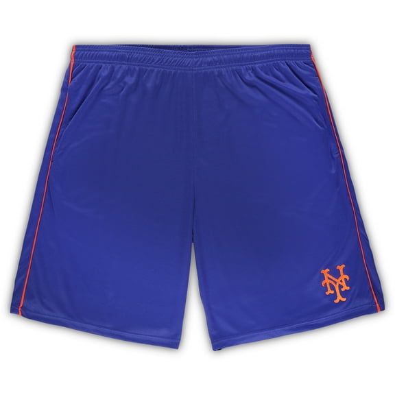 Men's Profile-Royal New York Mets Big & Tall Mesh Shorts
