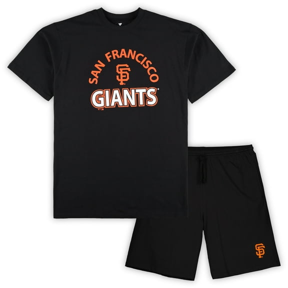 Men's Profile San Francisco Giants Big & Tall T-Shirt & Shorts Combo Set