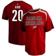 thumbnail image 1 of Men's Profile Sebastian Aho Red Carolina Hurricanes Big & Tall Name & Number T-Shirt, 1 of 3