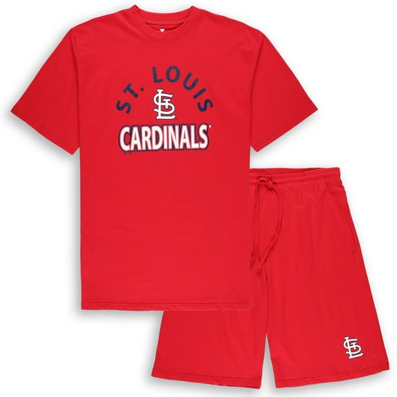 Men's Profile St. Louis Cardinals Big & Tall T-Shirt & Shorts Combo Set