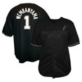 thumbnail image 1 of Men's Profile Victor Wembanyama Black San Antonio Spurs Big & Tall Name & Number Button-Up Jersey, 1 of 3