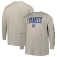 thumbnail image 1 of Men's Profile White New York Yankees Big & Tall Two-Hit Long Sleeve T-Shirt, 1 of 3