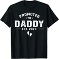thumbnail image 1 of Men's Promoted To Daddy Est 2026 Graphic New Dad T-Shirt, 1 of 6