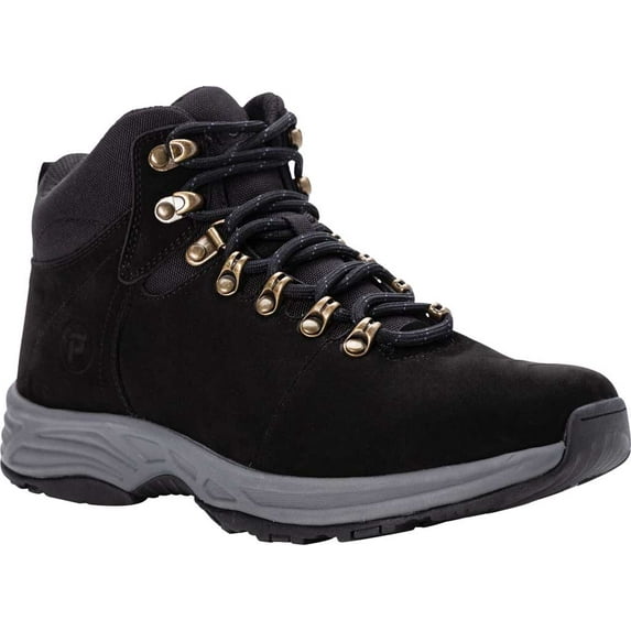 Men's Propet Cody Ankle Boot Black Nubuck 8 5E