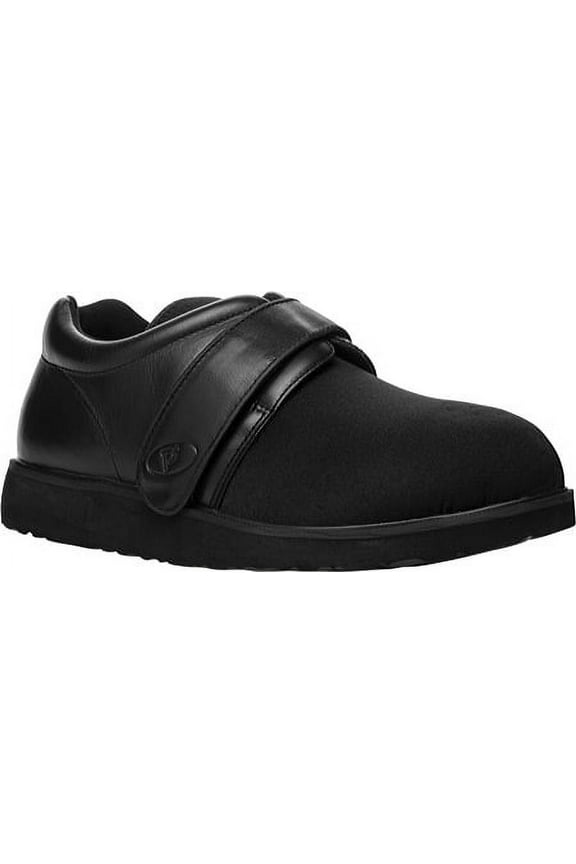 Men's Propet PedWalker 3 Black Smooth Leather/Nylon 11 3E