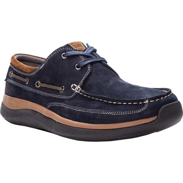 Propet Men's Pomeroy Boat Shoe Navy - MCA082SNVY