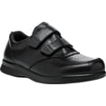 thumbnail image 1 of Propet Men's Vista Strap Sneakers Black Leather 8.5 X, 1 of 7