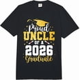 thumbnail image 1 of Men's Proud Uncle Class of 2026 Graduate T-Shirt, 1 of 6