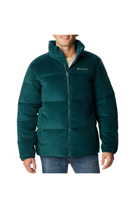 Men's Puffect Corduroy Jacket Puffect Quilted Full Zip Teal