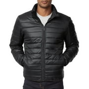 Men s Puffer Jacket with Zipper Pockets Elastic Cuffs S-3XL Full Zip Up Long Sleeve Solid Running Warm Winter Coat Outwear Outdoor Menswear Shell