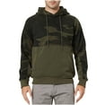 thumbnail image 1 of Men's Pullover Hoodie Camo Long Sleeve Sweatshirt Fleece Warm Hooded Sweatshirts with Kangaroo Pocket, 1 of 7