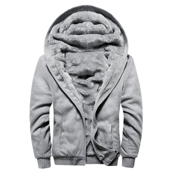 Men's Pullover Winter Sports Fleece Full Zip Wool Warm Fleece sweatshirt