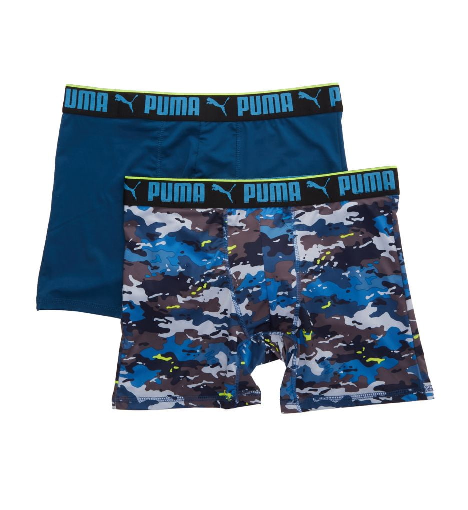 Puma Men's Sportstyle Underwear Boxer Brief Natural Camo Print