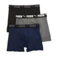 thumbnail image 1 of Men's Puma 15650 Athletic Fit Boxer Brief - 3 Pack (Peacoat/Black/Castle XL), 1 of 2