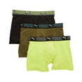 thumbnail image 1 of Men's Puma 15945 Training Fit Boxer Brief - 3 Pack (Olive/Black/Alert M), 1 of 1