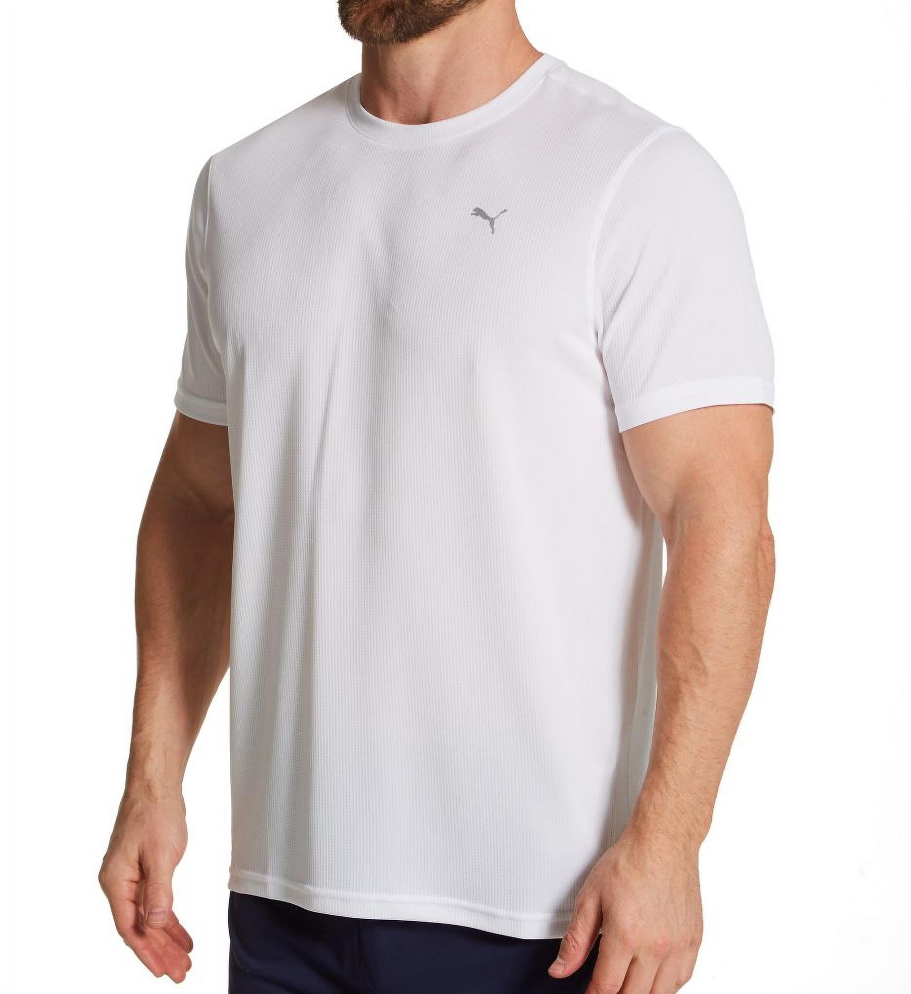 Men's Puma 520314 Performance Short Sleeve T-Shirt (Puma White M)