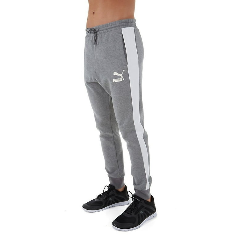 Men s Puma 571520 T7 Logo Relaxed Jogger Track Pant Medium