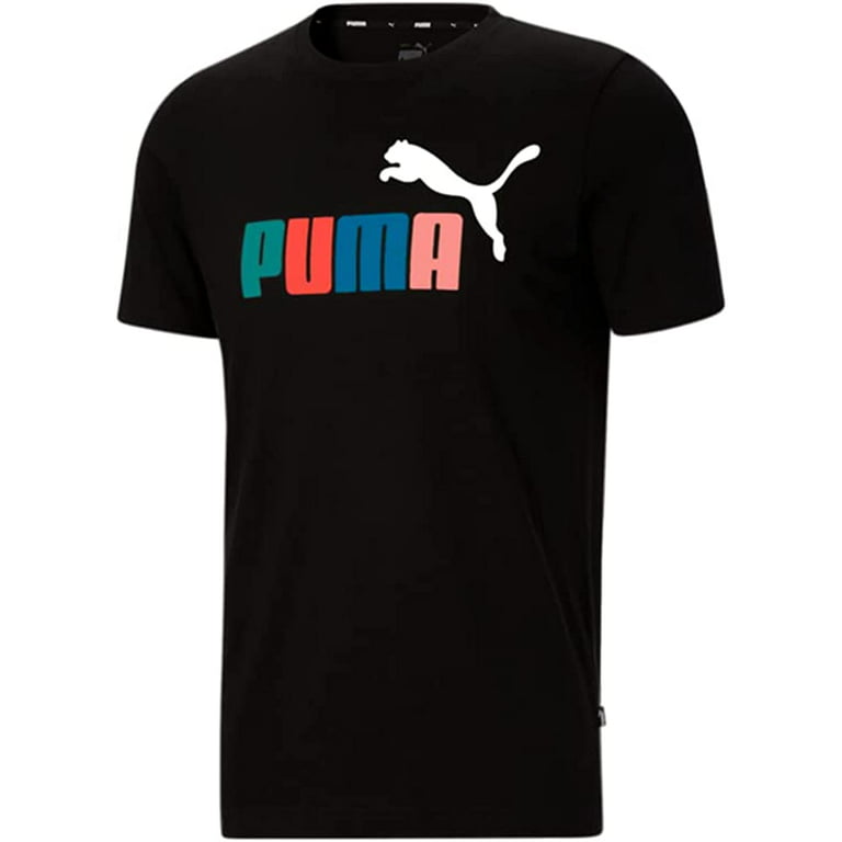Col T-Shirt Puma Logo ESS M - Men\'s Black 2