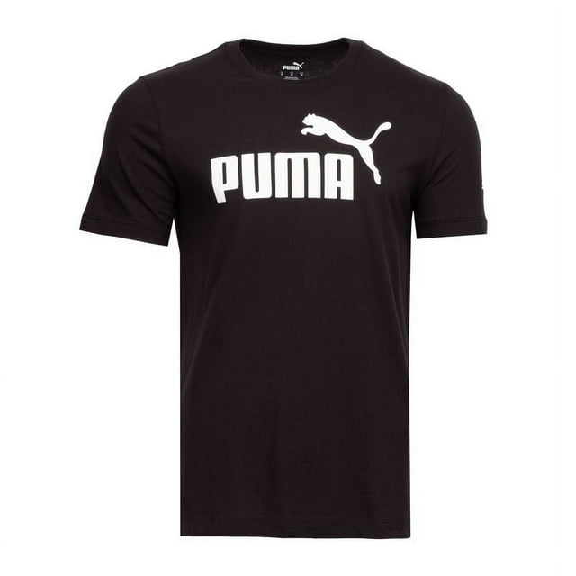 Men's Puma Black ESS Logo T-Shirt - 2XL - Walmart.com