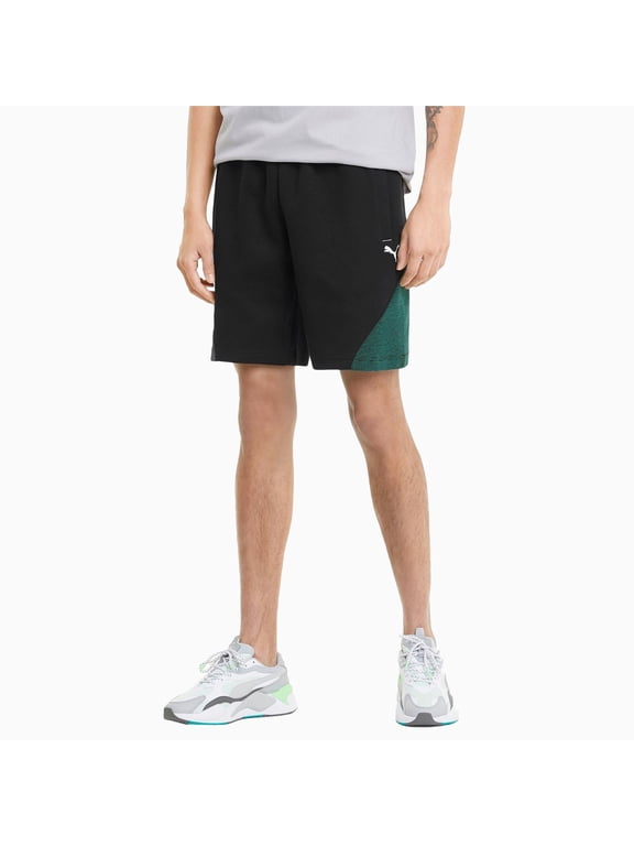 Men's Puma Black/Green/White Mercedes AMG Petronas F1 Sweat Shorts - 2XL