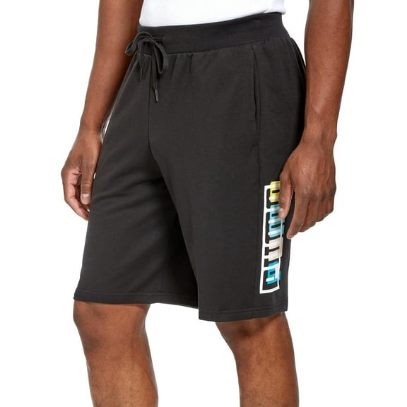 Men's Puma Black Summer Court Graphic Shorts - XS