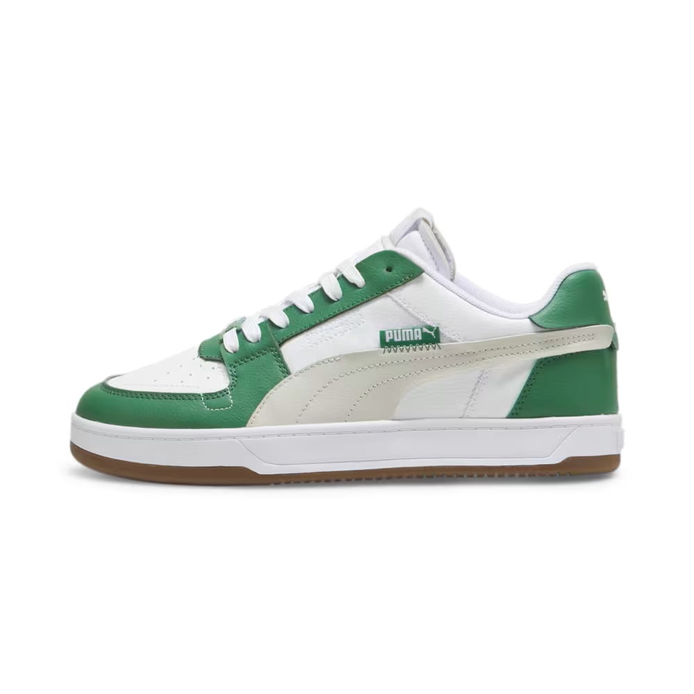 Men's Puma Caven 2.0 VTG White/Green-Sedate Grey (392332 12) - 11.5