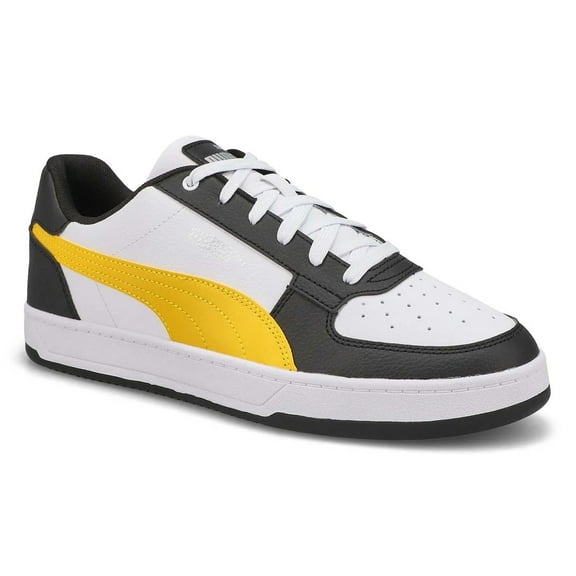 Men's Puma Caven 2.0 White/Yellow-Black-Silver (392290 06) - 14