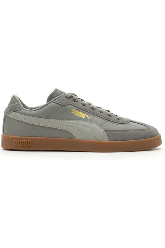 Men's Puma Club II Era Cast Iron-Gray-Puma Gold (397447 12) - 7.5