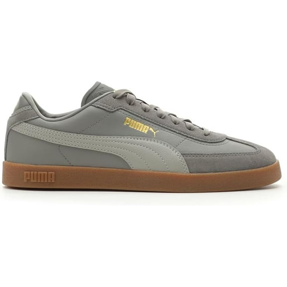 Men's Puma Club II Era Cast Iron-Gray-Puma Gold (397447 12) - 8.5