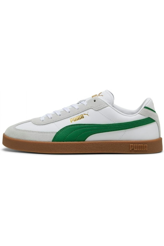 Men's Puma Club II Era Puma White-Archive Green-Gum (397447 22) - 7.5
