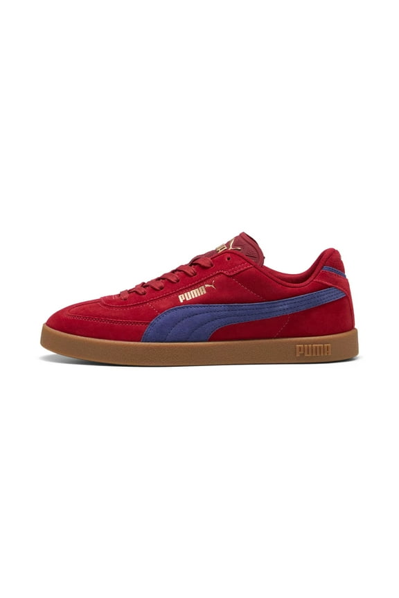 Men's Puma Club II Era Suede Dark Crimson/Blue Crystal (400717 04) - 11.5