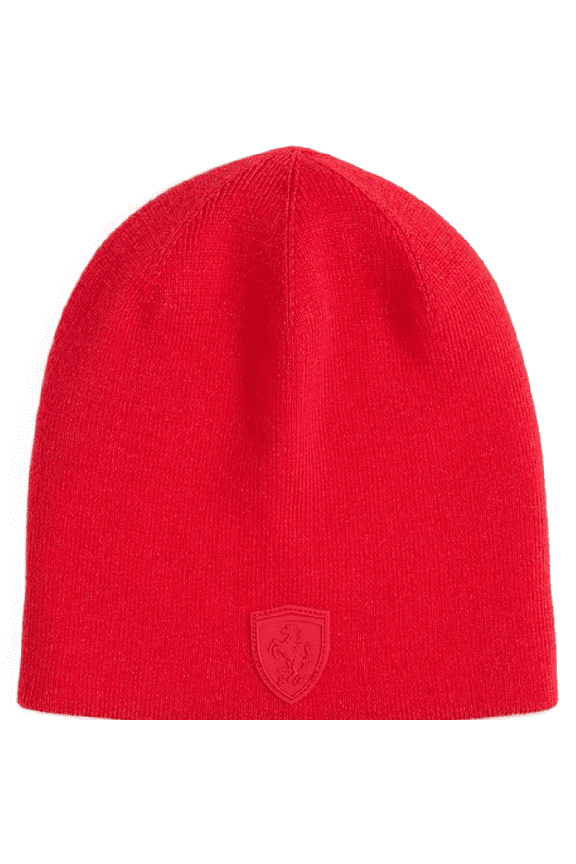 Men's Puma Ferrari Pro Cuffless Beanie Red - OSFA