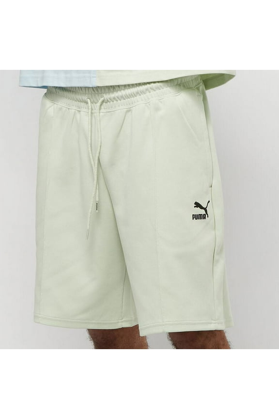 Men's Puma Green Lily Classics Pintuck Shorts (533062 82) - S