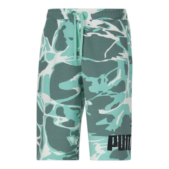 Men's Puma Mint Summer Splash Tie Dye AOP Fleece Shorts - XL
