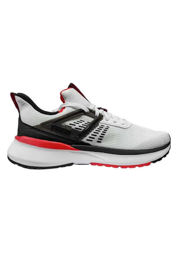 Men's Puma Outpace White-Black-For All Time Red (405620 03) - 8.5