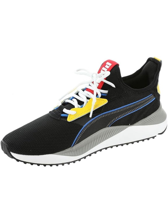 Men's Puma Pacer Future Street WIP Black-Black-Yellow Sizzle (391308 06) - 12