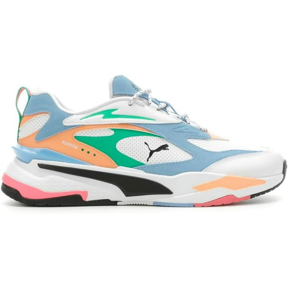 Men's Puma RS-Fast Worldwide White/Day Dream-Green (394518 01) - 8