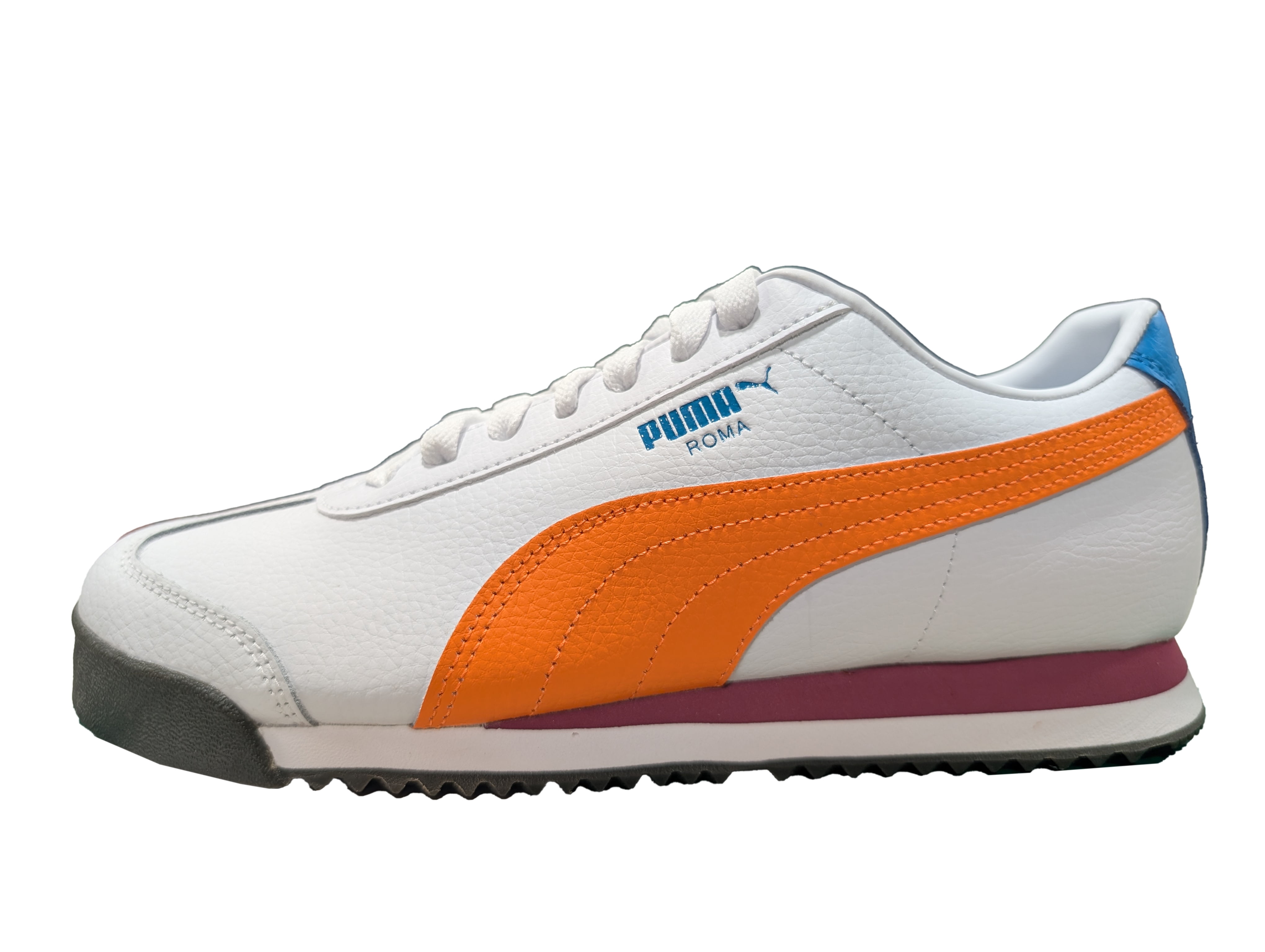 Men's Puma Roma Standard Puma White-Orange Glo (396868 18) - 10.5 ...