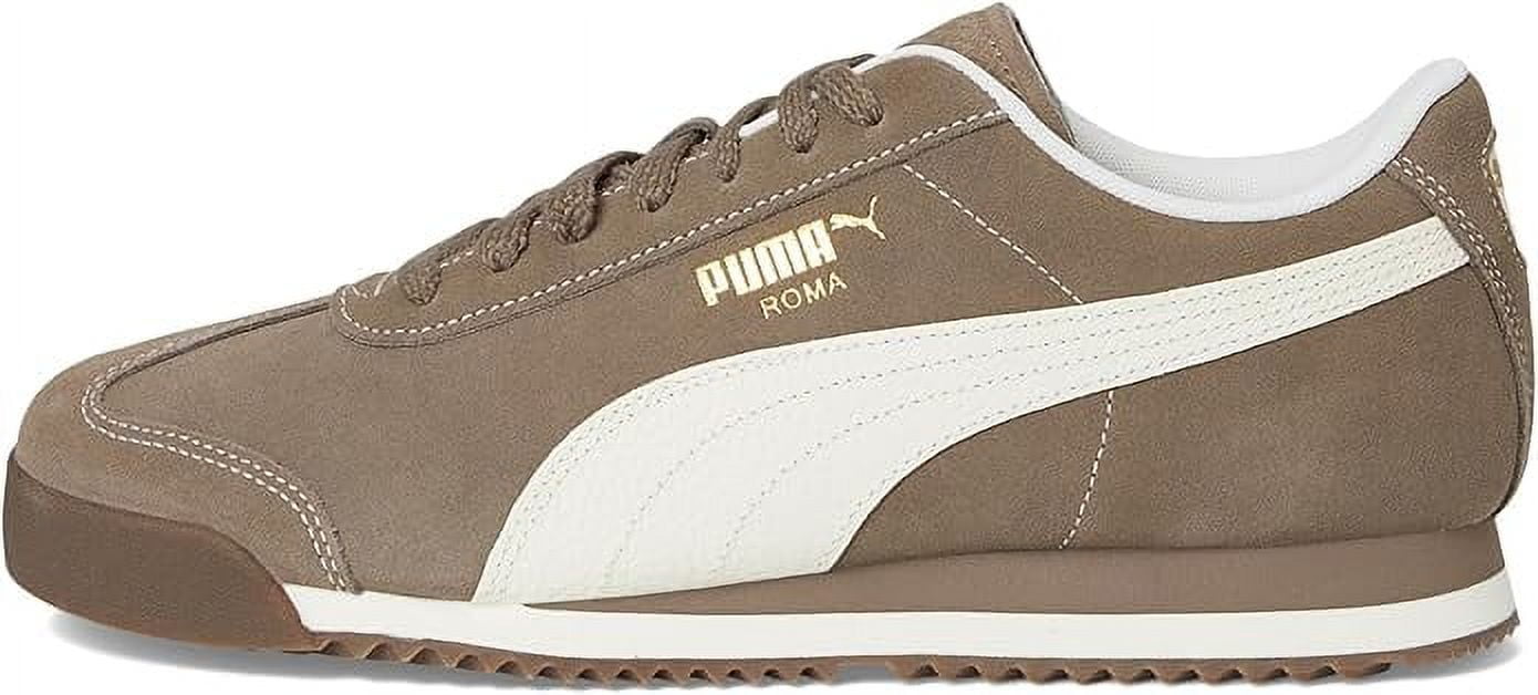 Men's Puma Roma Suede Totally Taupe-Warm White (398635 07
