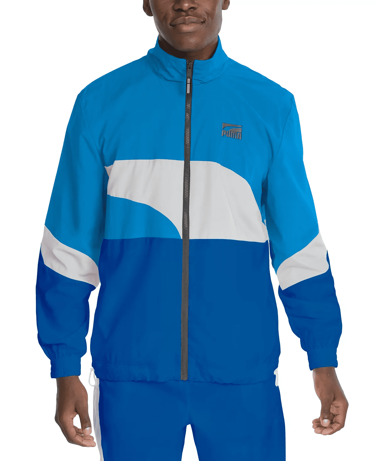 Men's Puma Sailing Blue/Puma White Clyde Jacket S Walmart