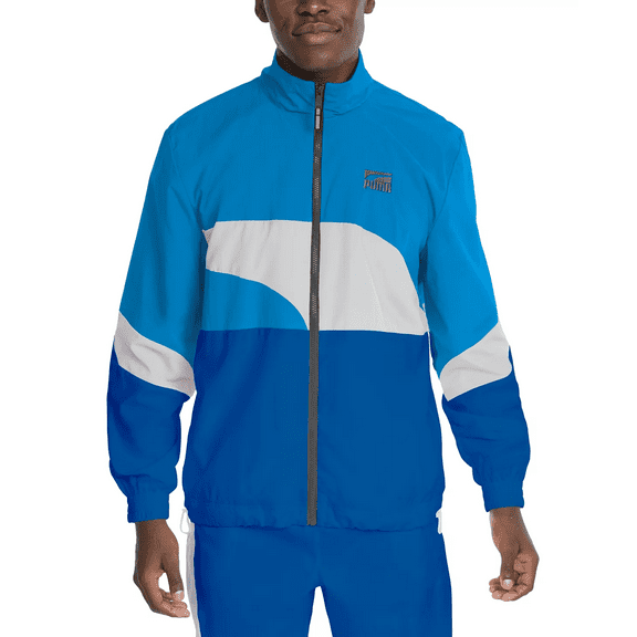 Men's Puma Sailing Blue/Puma White Clyde Jacket - S