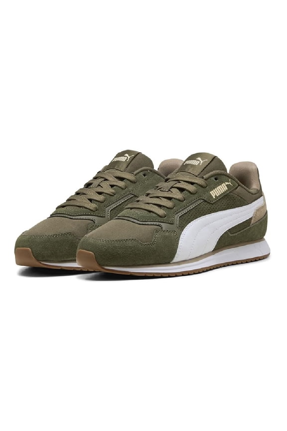 Men's Puma Softride ST Miler SD Loden Green-Puma White-Gum (402667 03) - 7.5